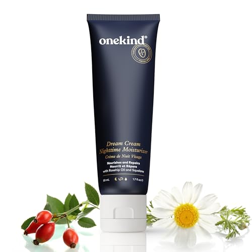 Onekind Night Moisturizer for Face, Hydrating Dream Cream for... 41cLJv+R8BL