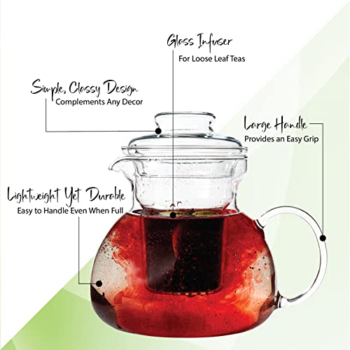Simax Glass Tea Pot With Infusion Loose Leaf Tea Pot Glass Tea