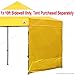 ABCCANOPY 1x 10ft 210D Wall Yellow