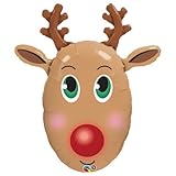 Rudolph the Red Nose Reindeer Face Shaped 36