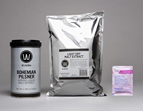 Premium Bohemian Pilsner No Boil Complete Beer Kit, Makes 5-6 gallons