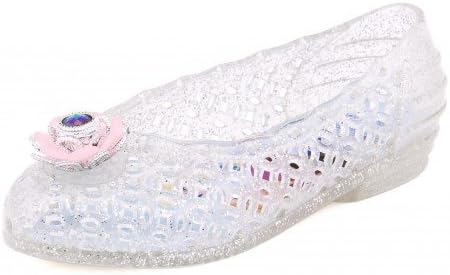 Amazon ディズニー アナと雪の女王 キッズ クリアバレエシューズ 6500 01 ホワイト サンダル