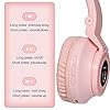 Kids-Headphones-Wireless-Light-Up-Cat-Ear-Bluetooth-Headphones-Over-Ear-Childrens-Foldable-Headphones-wMicrophone-for-Amazon-Fire-TabletLaptopiPad-Pink JYPS Kids Headphones Wireless Light Up Cat Ear Bluetooth Headphones Over Ear Childrens Foldable Headphones w/Microphone…