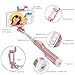 didaINT Bluetooth Wireless Remote Selfie Stick, Aluminum Alloy Metal Tripod with 2 LED Fill Light and Mirror, 360° Rotation Phone Holder for iPhone X/8/7/7Plus/6Plus/6s, Galaxy S9/S8/S8Plus/S7, More
