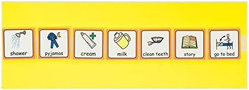 Personalised Bedtime Routine Chart with Widgit(T) symbols: Amazon.co.uk