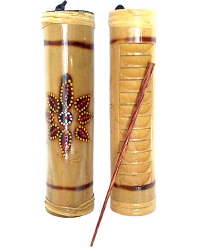 Bamboo Hurio Shaker with Ribbing