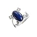 LUREME Women Mens The Vampire Diaries Elena Sapphire Crystal Daylight Ring Silver Ring(04001477)