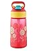 Contigo AUTOSPOUT Straw Striker Reusable Kids Water Bottle, 14oz, Cherry Blossom Flowers