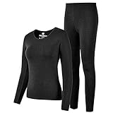 HEROBIKER Thermal Underwear Women Set Winer Skiing Warm Top Thermal Long Johns