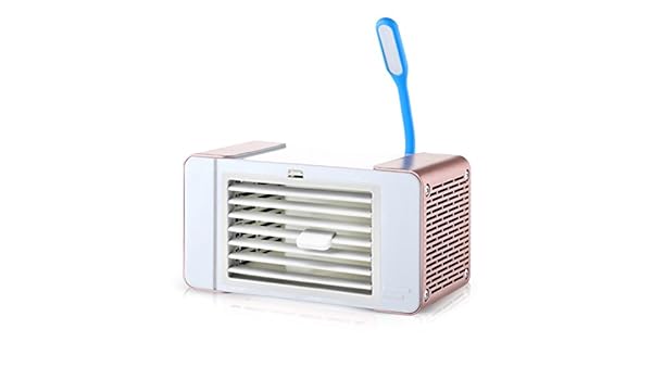 JiaQi Inicio Mini refrigerador de Aire,Mini Aire Acondicionado,USB ...