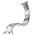 iiteeology Compatible with Apple Watch Band Series 11/10/9/8/7 46mm/45mm, Ultra 3/Ultra 2 49mm, Series 6/5/4 SE 3 44mm, Series 3/2/1 42mm, Stainless Steel Metal Link Band for iWatch - Silver
