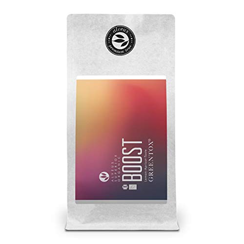 "Boost" Grüner Tee Lose Bio Zitrone-Aprikose Geschmack â Aromatisierte Tee Mischung â ca. 40 Tassen (100 Gramm) von alveus