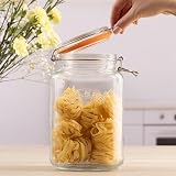 Kilner Square Clip Top Jar 3L Airtight Glass Jar for Preserving Food view 3