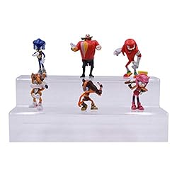JoySee 6pcs Sonic The Hedgehog Action Figures, Cake