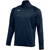 Nike Men's Therma 1/4 Zip Pullover | Quarter Zip Top Training Shirt (Navy, Small)
