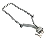 CE Smith 27202 U-Bolt Spare Tire Carrier with Spin on Lock Brackets and a Pad Lock- Replacement Parts and Accessories for Your Ski Boat, Fishing Boat or Sailboat Trailer