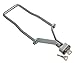 CE Smith 27202 U-Bolt Spare Tire Carrier with Spin on Lock Brackets and a Pad Lock- Replacement Parts and Accessories for your Ski Boat, Fishing Boat or Sailboat Trailer