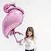 CUEA 40inch Pink Flamingo Shaped Mylar Balloon for Birthday Party Decorations