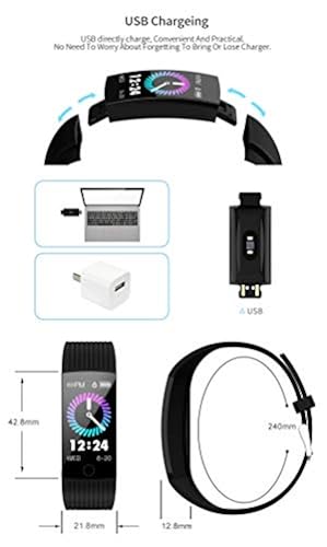 HiWitech Smart Q7 Watch,Smartwatch for Android Phones,Waterproof