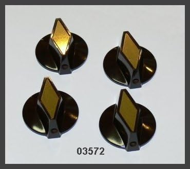Genuine Rickenbacker 4 Piece Vintage TV Knob Set
