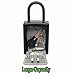Key Lock Box for Outside - Lock Box for House Key Wall Mounted with Removable Shackle, Key Safe Box, 5 Key Capacity, Weatherproof Resettable Code House Key Safe Security Lock Box for Outdoor