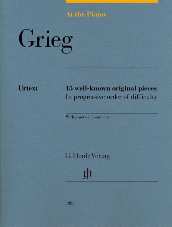 At the Piano - Grieg: 15 well-known original pieces - Piano - Score - (HN 1823)