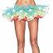 Women's Grils Organza Tutu LED Party Dance Skirt Light up Neon Mini Tutu Petticoat Rainbow