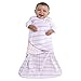 HALO Sleepsack Micro-Fleece Swaddle, Pink Waves, Small