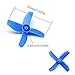 BETAFPV 16pcs 31mm 4-Blade Props 0.8mm Shaft Propeller with Removal Tool for 65mm Frame Tiny Whoop Quad Like Beta65S etc