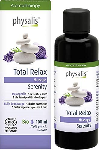 PHYSALIS A. Relax total organic massage, 100 ml (Pack of 1)