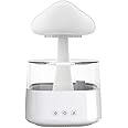 Metahoga Rain Cloud Humidifier Water Drip, Mushroom Diffuser, Cloud Humidifier Rain Drop, Rain Sounds for Sleeping, Rain Cloud Diffuser