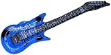 SHATCHI 4 Pcs 90cm Inflatable Guitar Toy Assorted Kids Adults Rockstar Fancy view 4