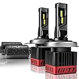 OPT7 FluxBeam CORE CHOICE H4 9003 LED Headlight Bulbs with FX-7000 CREE Chip Plug-N-Play Conversion Kit - 9,000LM 6000K Cool White - Built. Not Bought -1 Year Warranty