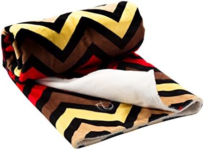 Berlando- Chevron Baby Blanket, multi-color ultra soft &amp; perfect baby girl blanket,#1 ranked in baby blankets for girls, minky baby blankets, stroller blanket, ideal baby shower gift, 100% polyester