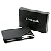 Partstock(TM) Business Name Card Holder PU Leather & Stainless Steel Multi Card Case,Business Name Card Holder Wallet Credit card ID Case/Holder For Men & Women,with Magnetic Shut.(Black)
