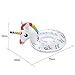 Kids Pool Inflatable Swimming Ring - Unicorn Flamingo Pool Float Swimming Ring for Kids 4-7 Years Boy Girls Diameter 10 inch (Unicorn)