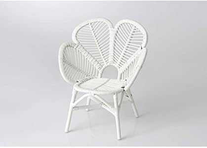 Amadeus Silla Infantil ratán Blanco Flor: Amazon.es: Hogar
