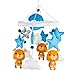 Baby Mobile Felt Nursery Crib Mobile Handmade Baby Shower Gift for Boy (Blue Silver)