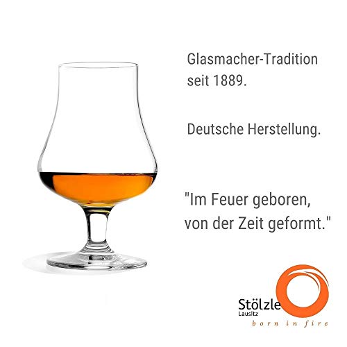 Stölzle Lausitz Nosing Glas 194 ml I Whisky Gläser 6er Set I Bleifreies Kristallglas I Hochwertiges Scotch Glas I spülmaschinentauglich I Einzigartige Gläser für den besonderen Anlass – Bild 3