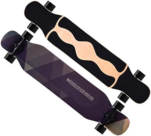 Skateboard Longboard Road Four-wheel Scooters Teenager Boys And Girls Dance Board Adult Brush Street,B