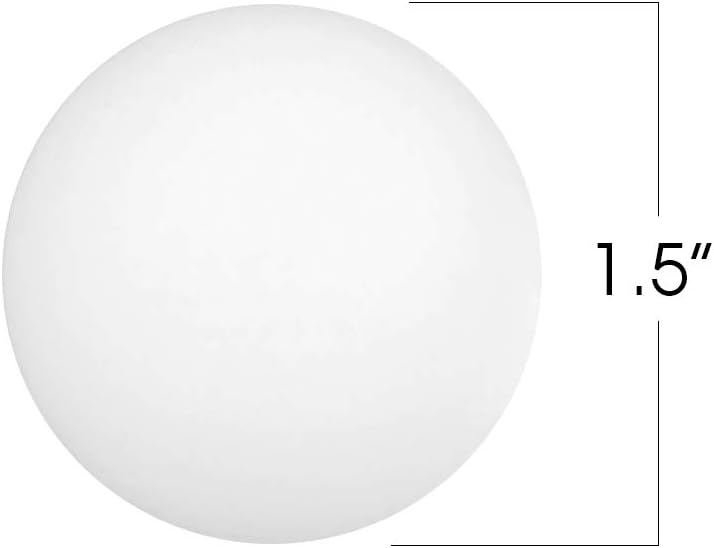 ArtCreativity Plastic Table Tennis Balls - Bulk Pack of 144 - Mini 1.5 Inch White Tennis Balls for Goldfish Game, or Table Games, Fun Carnival Games Supplies for Kids, Adults, Parties : Sports & Outdoors