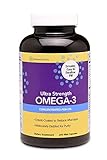 Pharma-Grade OMEGA-3 (by InnovixLabs). Ultra Concentrated Fish Oil, 500 mg Omega-3 per Pill. Enteric Coated, Odorless & Burp-Free. 200 Mini Capsules.