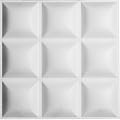 Ekena Millwork WP20X20CLWH 19 5/8"W x 19 5/8"H Classic EnduraWall Decorative 3D Wall Panel, White
