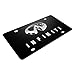 Infiniti Chrome 3D Logo Name On Black Steel License Plate