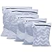 Kealive Laundry Bags, Mesh Wash Bags, Travel Laundry Bag(5pcs) - White Wash Bag with Zipper (2 Large, 2 Medium and 1 Small)