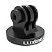 Luxebell Tripod Mount Adapter Aluminum Monopod Head for Gopro Hero 8 7 6 5 4 Max Fusion Session Black Silver Hero+ LCD 3+ 3 2 and Geekpro