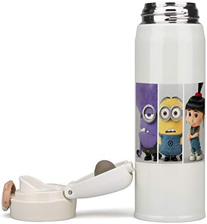 怪盗グルーのミニオン 魔法瓶 水筒 ボトル ワンタッチ オープン タイプ 真空断熱 直飲み 保温保冷 ステンレスボトル 大人 子供 男女兼用 遠足 スポーツ水筒 釣り 登山 自転車 B084z7xf3m 1 345円