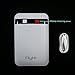 FlyHi LCD Power Bank 10000mAh Dual USB Port 2.1a & 1a External Battery Charger ,LCD Digital Display Remaining Power,with Mirco-USB Cable on Power Bank Itself for Iphone,Ipad,Samsung ,so on (White)