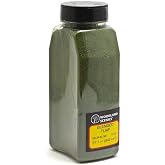 WOODLAND SCENICS T1349 Turf Fine Blended Green 32 oz WOOU3349