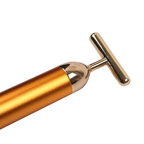 NBLJF Pulse Facial Massager Waterproof Pulse Beauty Bar T Shape Firming Facial Roller Massager Skin Care Roller Body Firming Massage Skin Care Tools
